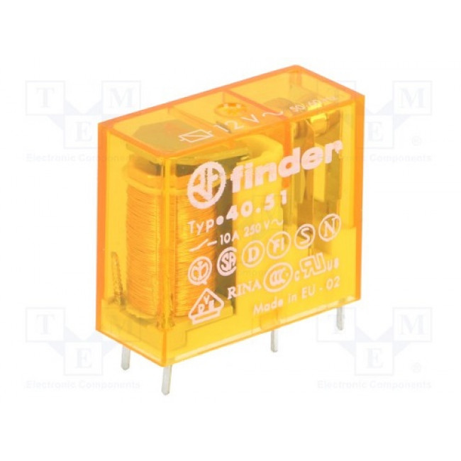Finder Relé monostabil 10 A 110v AC (5mm)