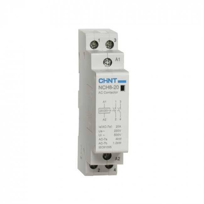 Chint NCH8-20-02  2P  230 v Mágneskapcsoló   2NC 